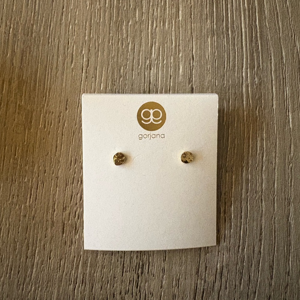 Gorjana Textured Gold Earrings